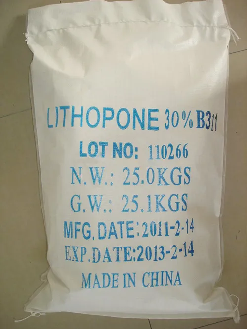 2018 Hot Sale Lithopone 30% B301 B311