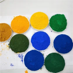 Here's how yellow iron oxide is used in pigment paint powder