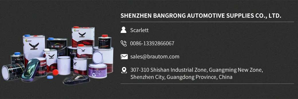 2K Car Paint Base Clear Coat Car Paint Varnish