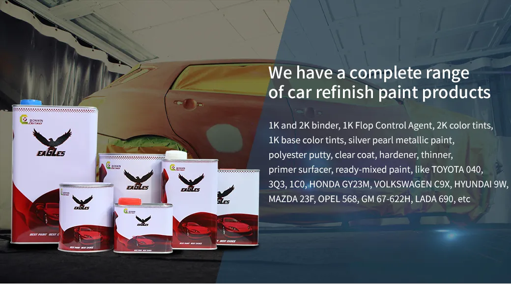 2K Car Paint Base Clear Coat Car Paint Varnish