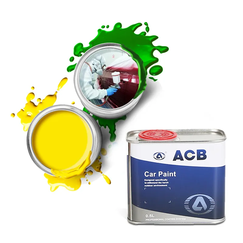 Acb Good Gloss and Color Retention High Solid Clear Coat Auto Paint Varnish