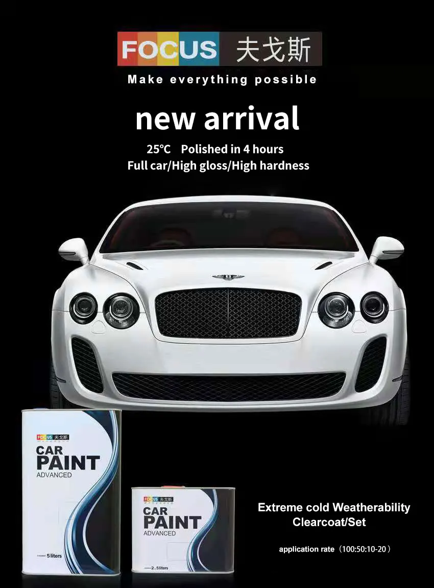 Acrylic Automotive Paint High Quality Car Paint Glinter Relative Solvent- BCS Competitive Price
