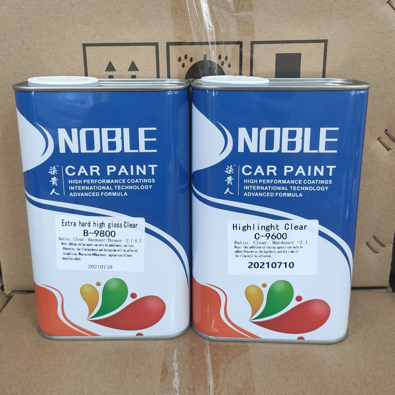 B-9800 High Hardness and High Gloss Clear Car Paint Manufacturer Provides Straightly