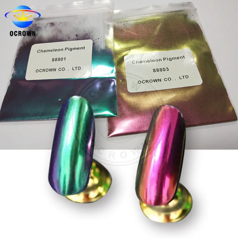 Chameleon Effect Eyeshadow Pigment Powder Cosmetic Color Shift Pearl Powder for Makeup