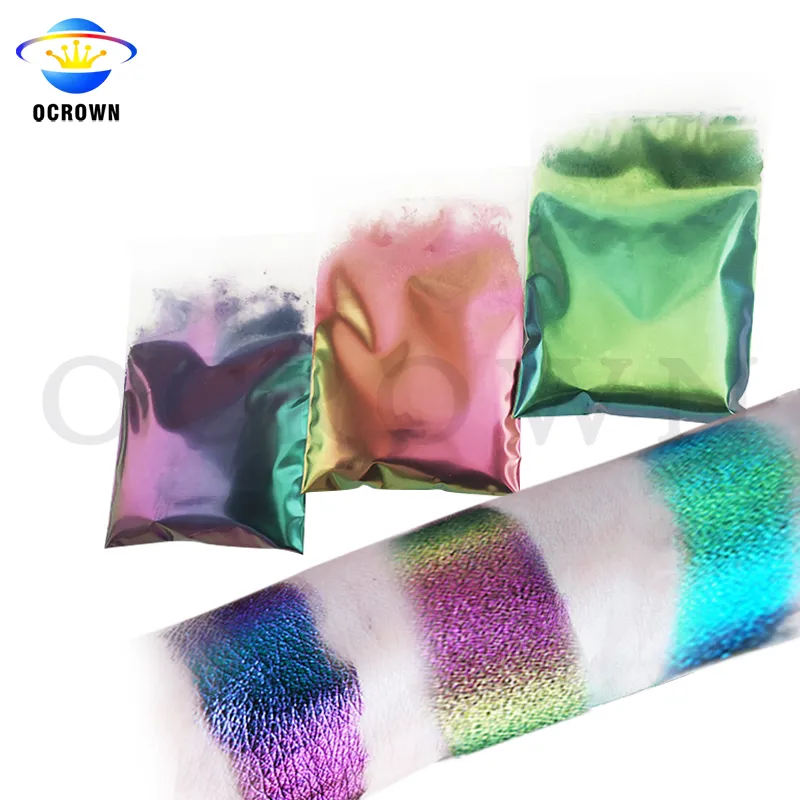Chameleon Nail Glitter Powder Decoration Cameleon Color Change Flakes Powder