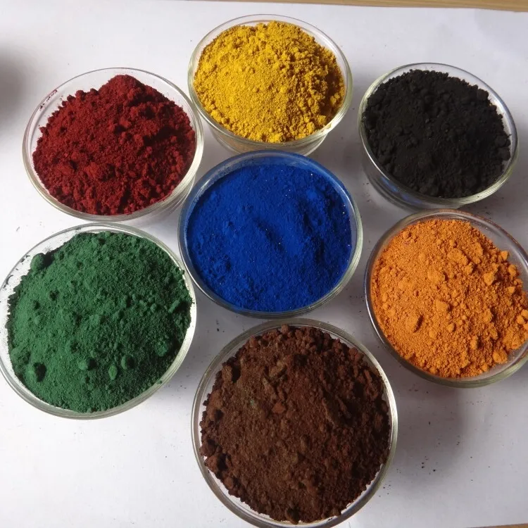 Colorfull Iron Oxide Pigments for Mulch