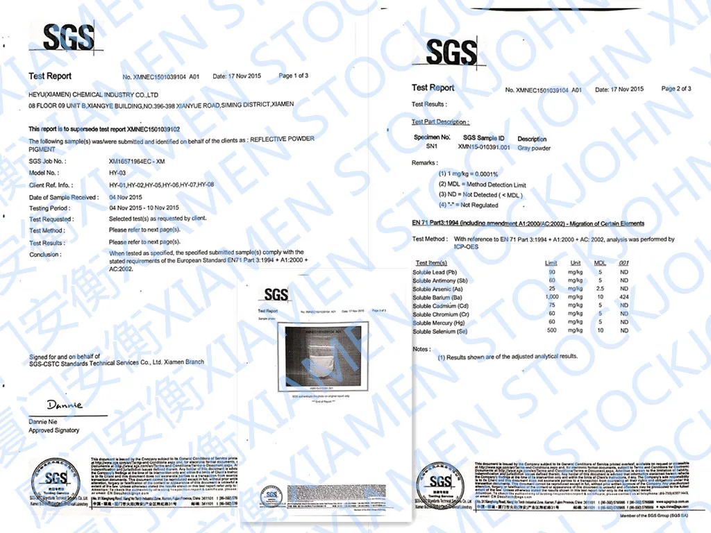 Discount Silver Brightly Glass Beads/Reflective Powder Pigment for Safety Signs