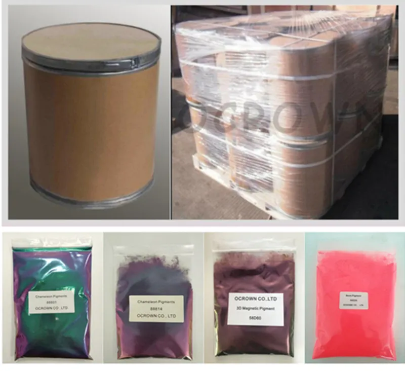 Duochrome Pigment Two Color Cosmetic Two Color Changing Mica Powder Pearlescent Pigment for Eye Shadow