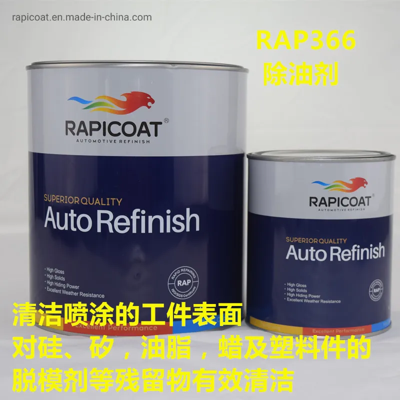 Excellent Isolation Function Easy to Mix Colors Good Fastness to Alkali Acrylic Topcoat Spray Car Paint Coats Auto Refinish