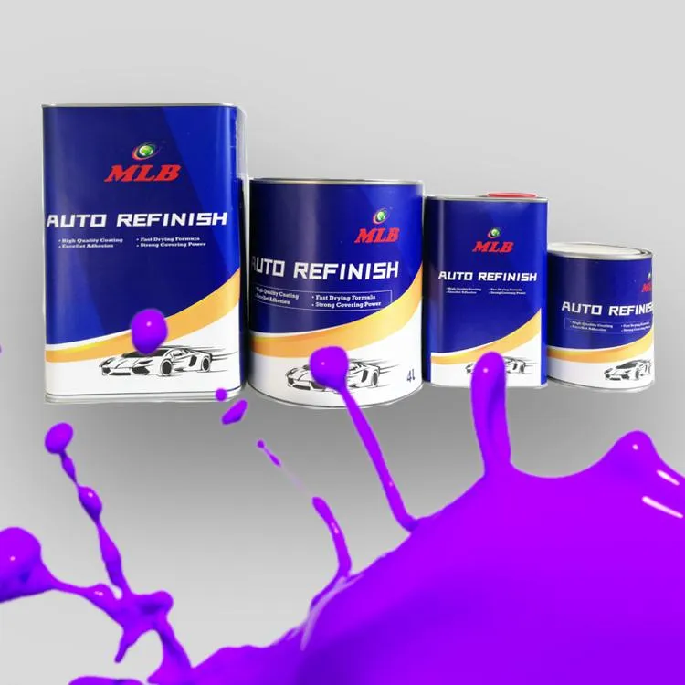 Factory Price ISO 9001 Adhesive Strength Film Forming Matter 1K Purple Car Paint Glitter