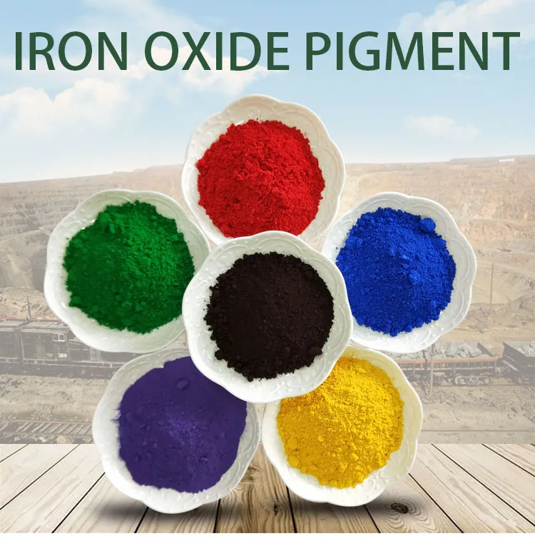 Fe2o3 Powder Inorganic Pigment Iron Oxide Red/Black/Blue/Green CAS 1332-37-2 Ferric Oxide Pigment