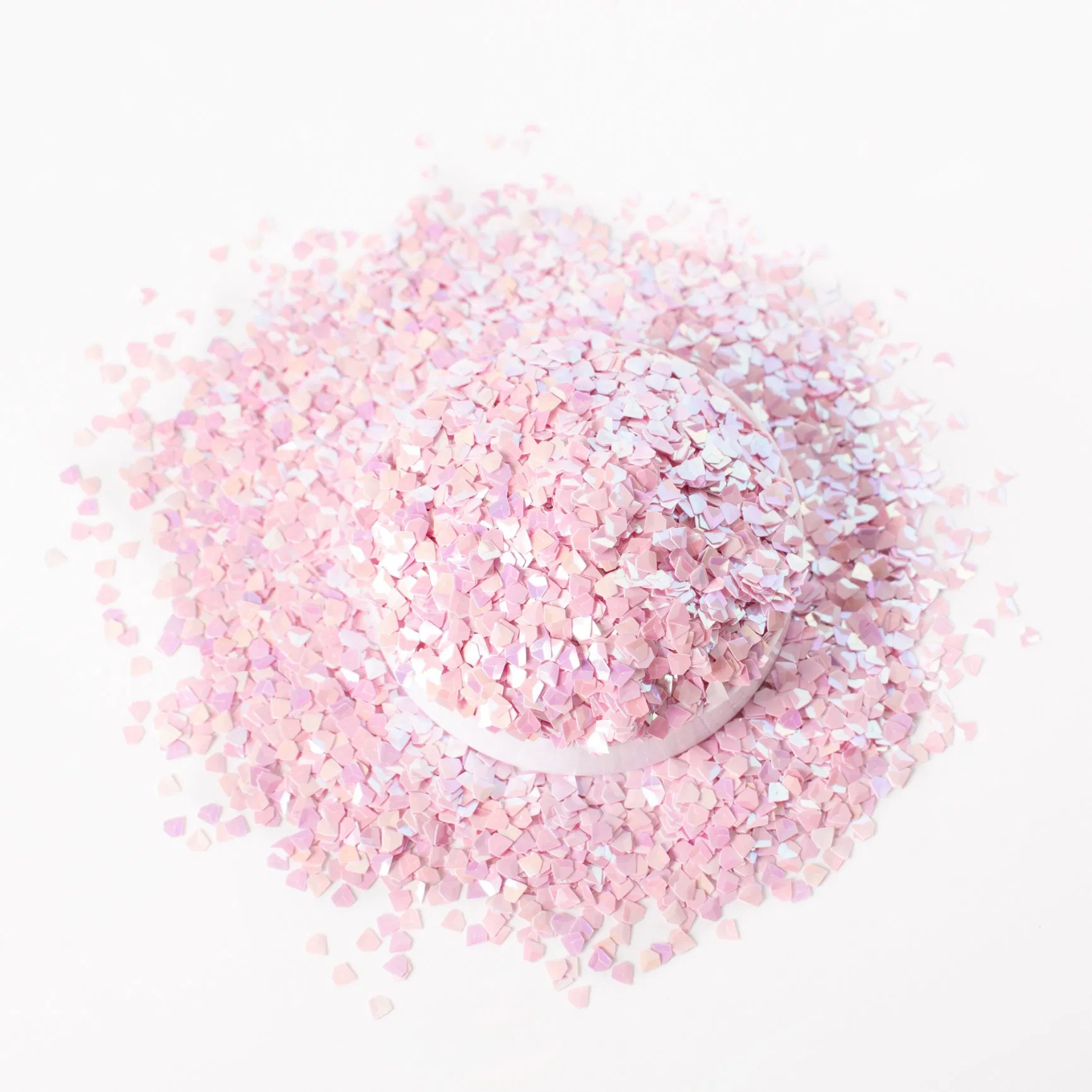 Gd001 Factory Wholesale Bulk Fine Pet 3D Diamond Rainbow Glitter Powder for Christmas Decoration