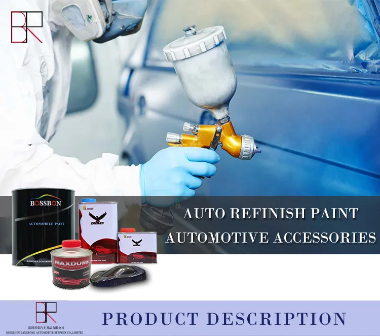 High Gloss Acrylic Fast Drying Clear Coat Varnish for Used Auto Refinish Car Auto Automotive Body Paint