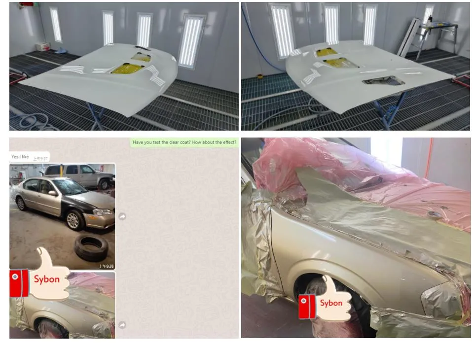 High Gloss Mirror Effect Clear Coat Varnish for Car Refinish Barniz Automotriz Alto Brillo