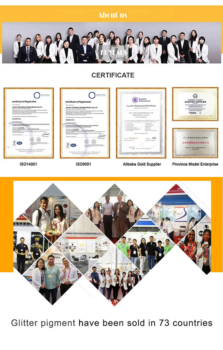 High Quality with Non-Toxic Lower Price Glitter Powder