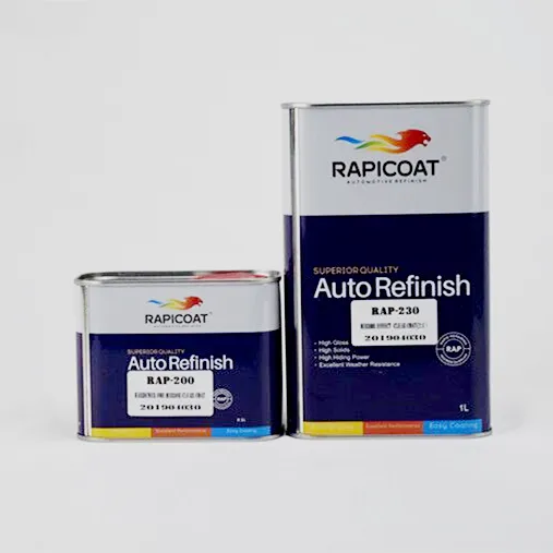 Higher Mixing Ratio with Thinner Fast Drying Good Gloss Slow Varnish Kit 2K Polyurethane Clearcoat Easy Spray High Hardness