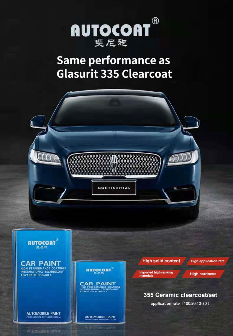 Hot Selling Acrylic Auto Paints High Quality Popular Car Paint HS Standard Drying 155 Hardener