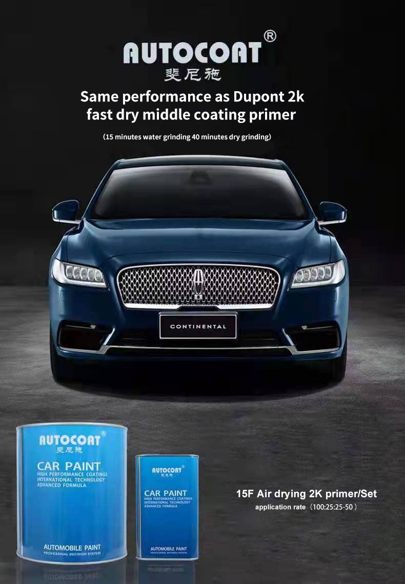 Hot Selling Acrylic Auto Paints High Quality Popular Car Paint HS Standard Drying 155 Hardener
