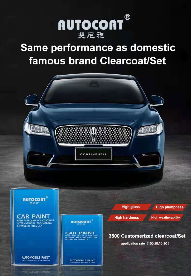 Hot Selling Acrylic Auto Paints High Quality Popular Car Paint HS Standard Drying 155 Hardener