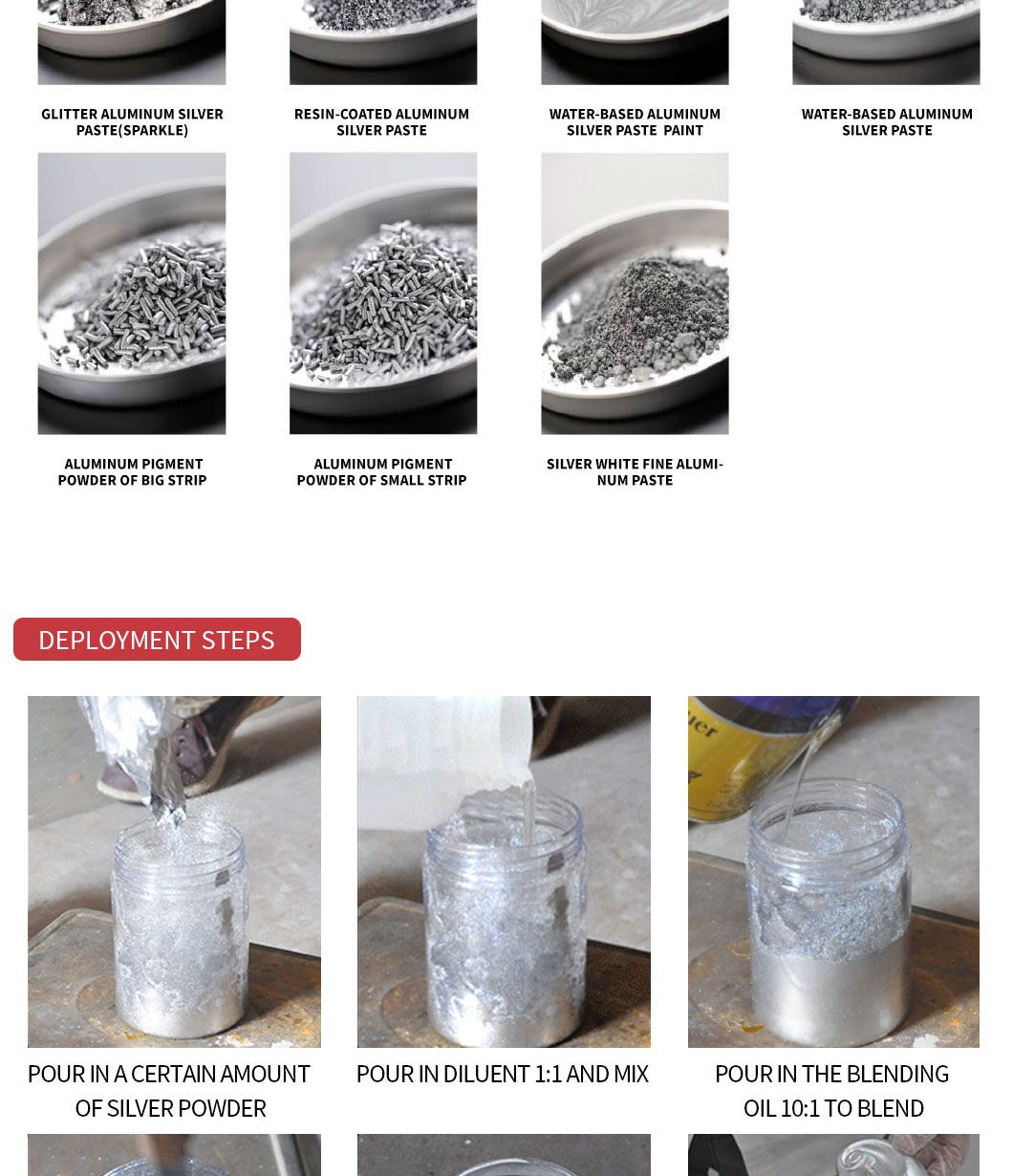 Hot Selling Professional Aluminum Silver Paste for Anticorrosion