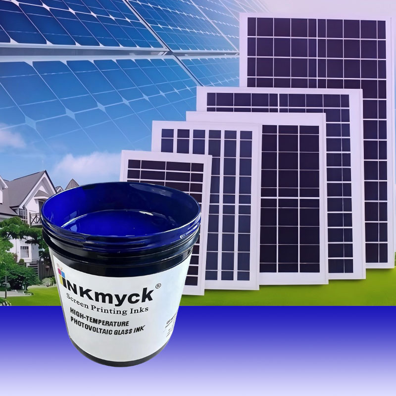 High-temperature photovoltaic glass ink