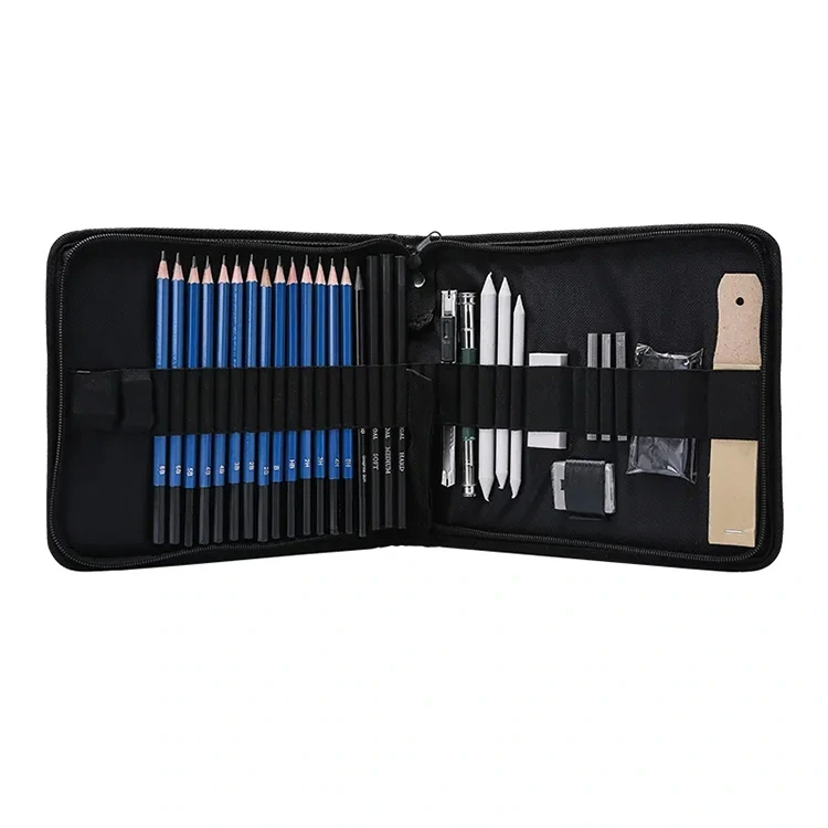  Graphite Sketch Pencil With Eraser Art Set