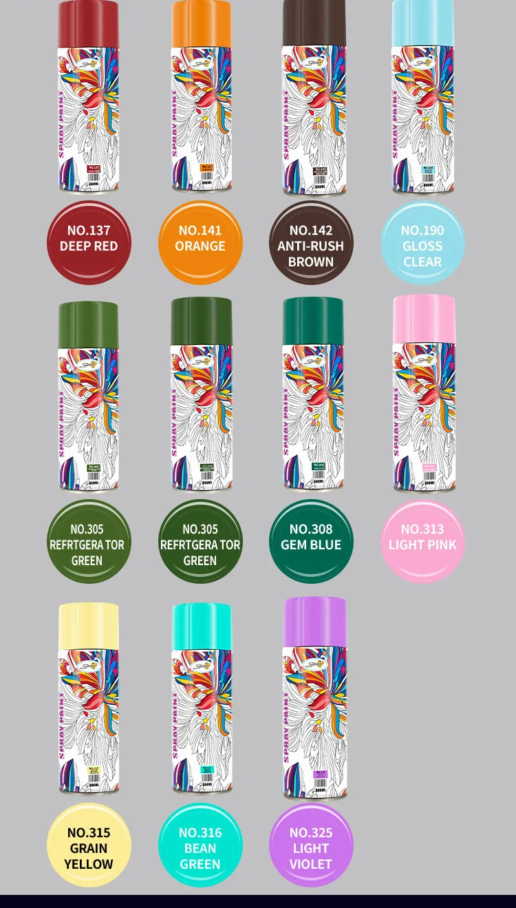 Indoor Decoration for Christmas 400ml Blue Color Spray Paint