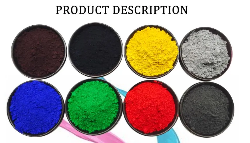 Iron Oxide Red/Black/Yellow/Green Powder Factory Price