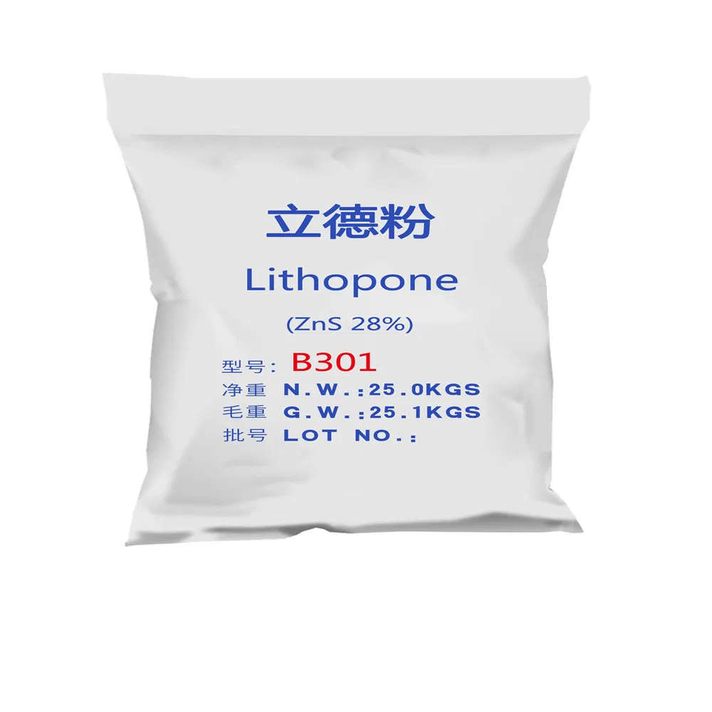 Lithopone 28%~30% Factory with Good Service and White Power