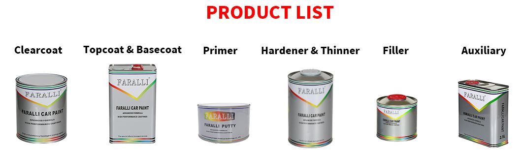 Meklon Auto Paint Spray Coating Ferrari Standard 2K Thinner F-4981 Car Paint