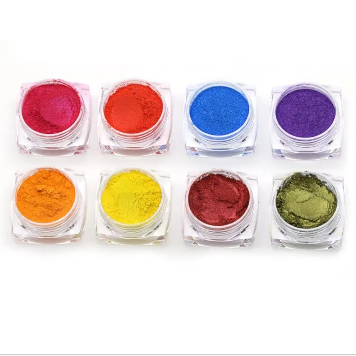 Metallic Mica Powder Bulk Mica Powder Iridescent Mica Powder for Resin Soap Making Cosmetic Candle