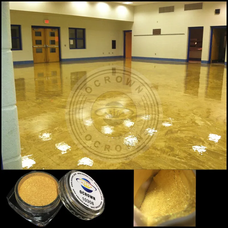 Ocrown Resin Art Metallic Epoxy Pigment Powder for Floor Coating