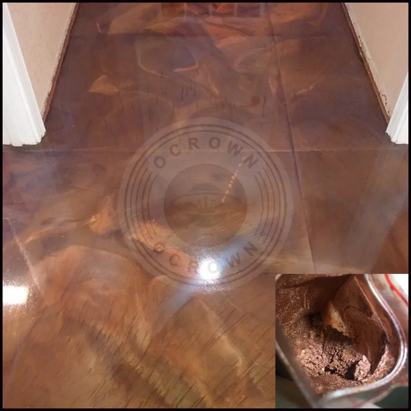Ocrown Resin Art Metallic Epoxy Pigment Powder for Floor Coating