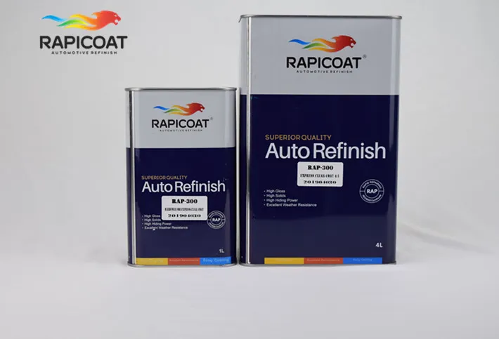 Quick Cure High-Gloss Properies Express Drying Clearcoat (2: 1) High Fullness and Crystal Can Be Self Dried or Baking Dried.