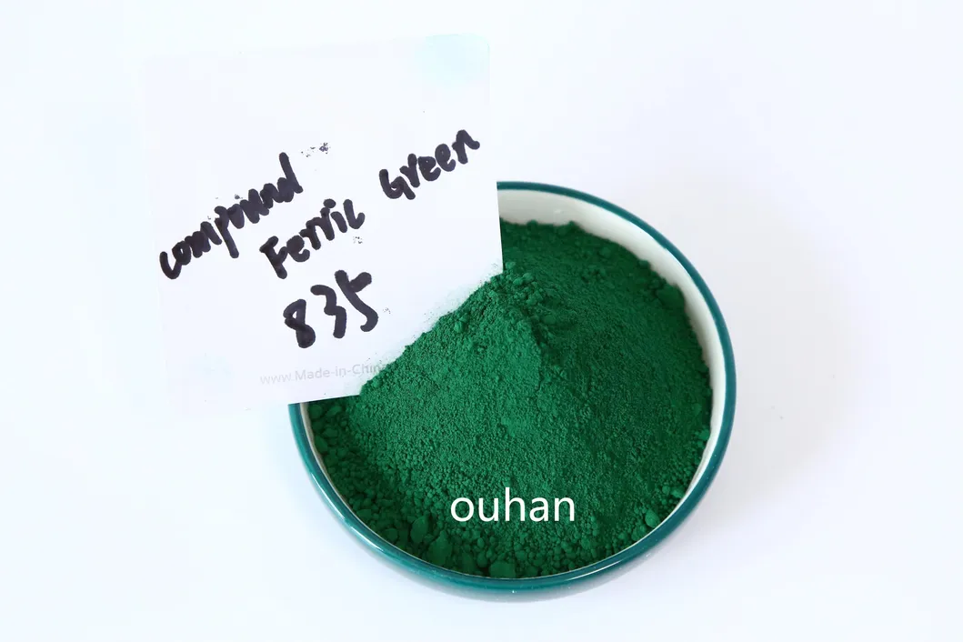 Red/Yellow/Black/Green/Blue Iron Oxide Pigment for Cement