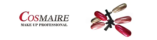 Romantic Rose Date Chrome Gold Rose Metallic Nail Polish Powder