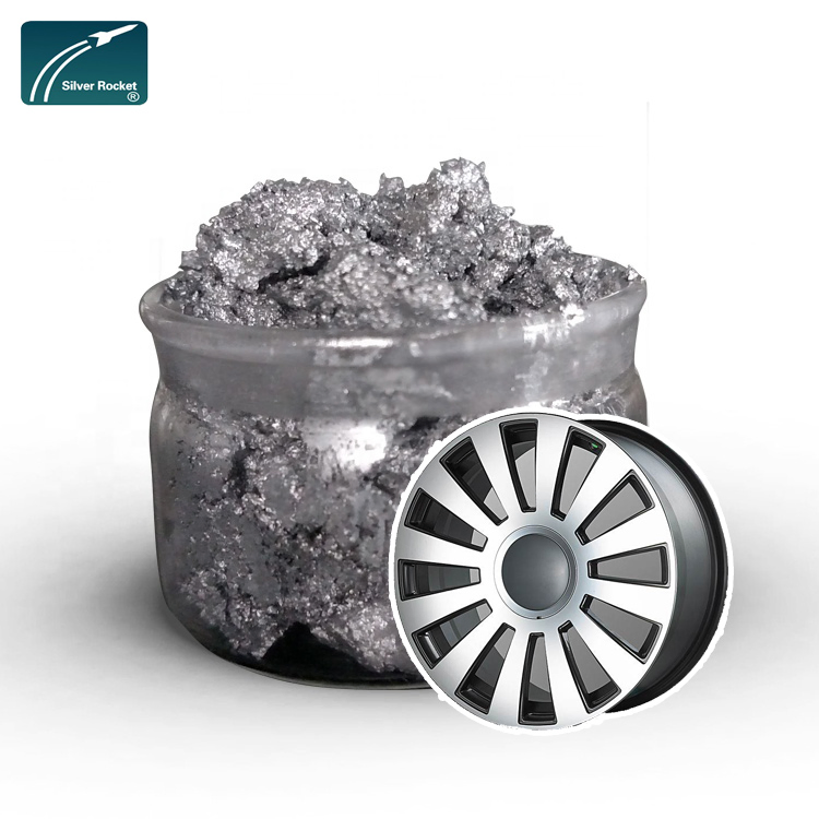 Silver-Dollar Structure Solvent Based Automotive Speciality Aluminium Paste Pigment for OEM and Refinish