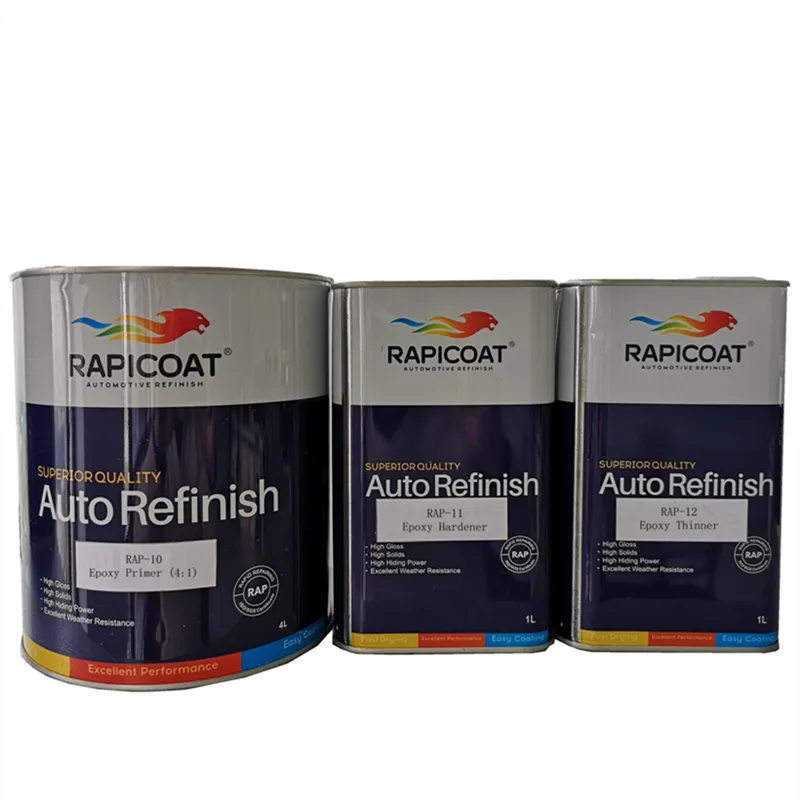 Spray Paints Car Paint Plastic Epoxy Primer Body Filler with Red Colour Based on Acrylic Resins